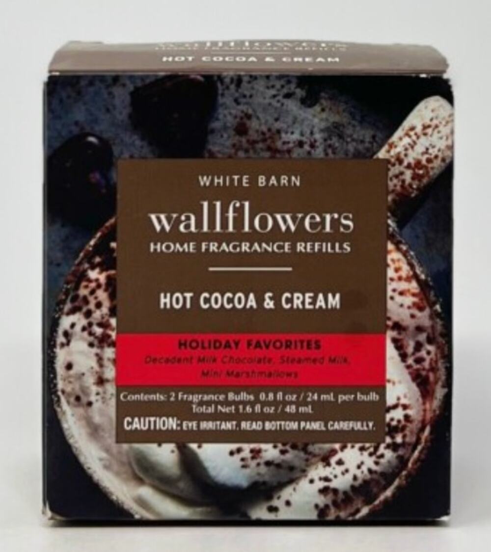 BATH + BODY WORKS | WALL FLOWER REFILL 2PACK | HOT COCO & CREAM